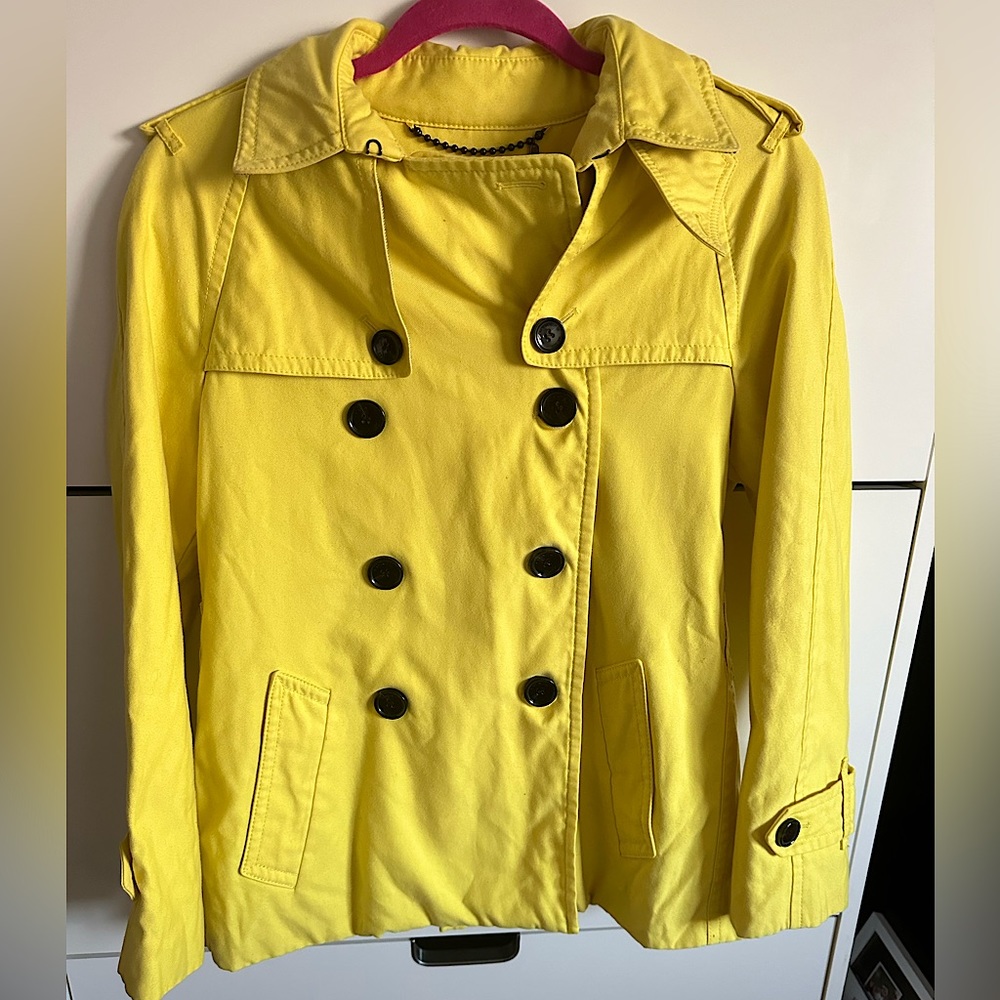 SOLD! Yellow Coach Jacket